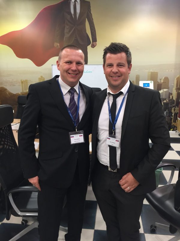 Viktor Mečiar a Blaž Kržišnik na biznis fore, TULIP Solutions